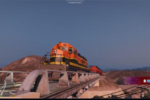 BNSF Locomotive for Freight Train